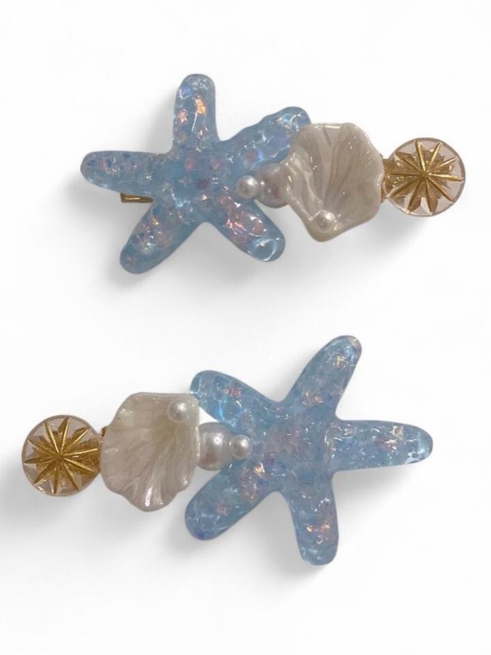 🎀3/$25🎀 Seashell Hair Clips - (2pcs)